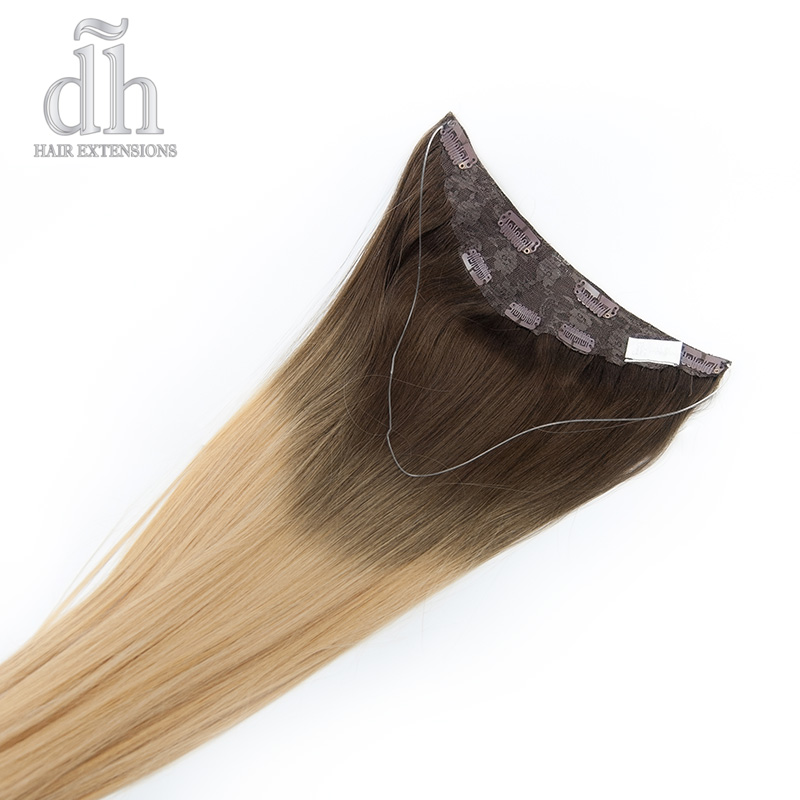 Extensiones de hilo invisible californianas Remy - DH Hair Extensions