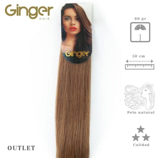 Extensión en cortina outlet Ginger de 50-60 cm