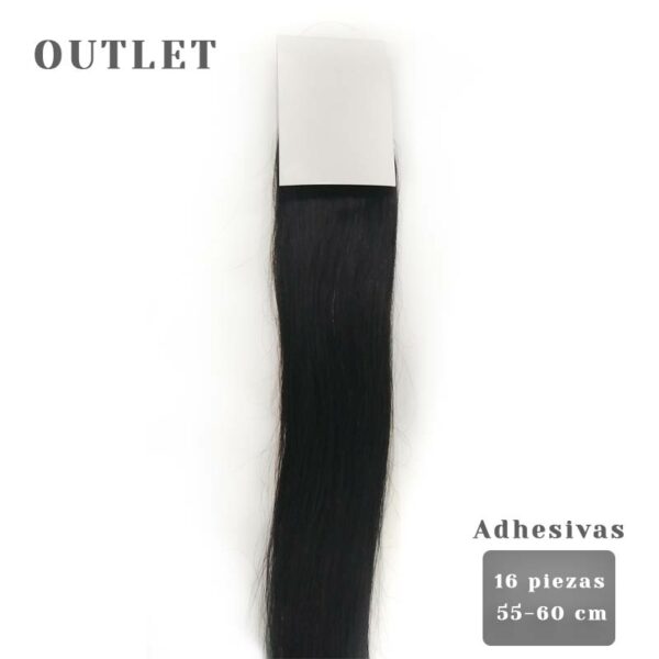 Extensiones adhesivas marca blanca en liquidación 55-60, 16 piezas