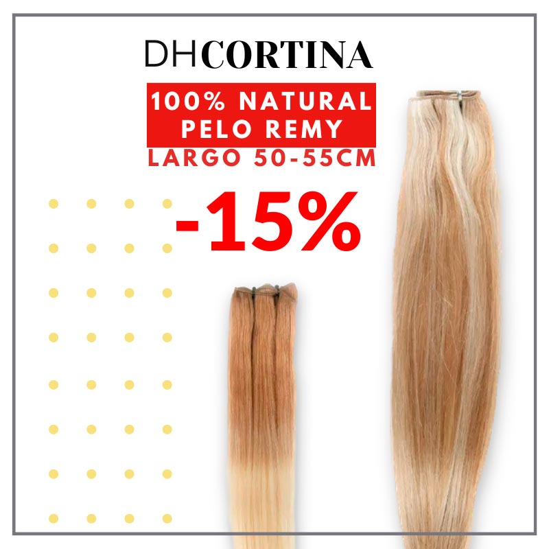Cortinas de DH Hair Extensions de pelo natural Remy  con 15% de dcto