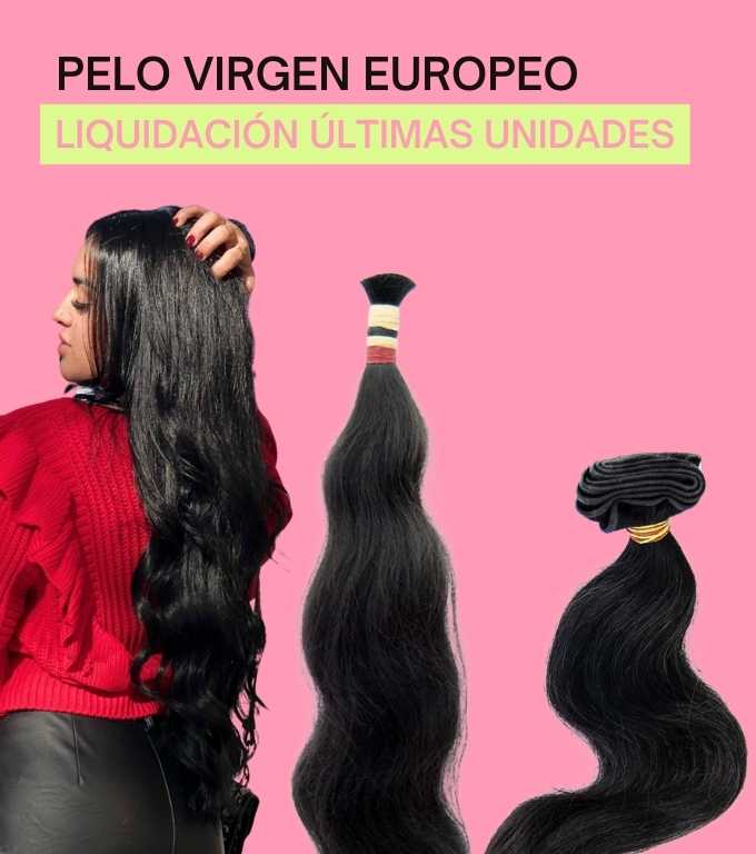 Promo primavera extensiones de pelo europeo