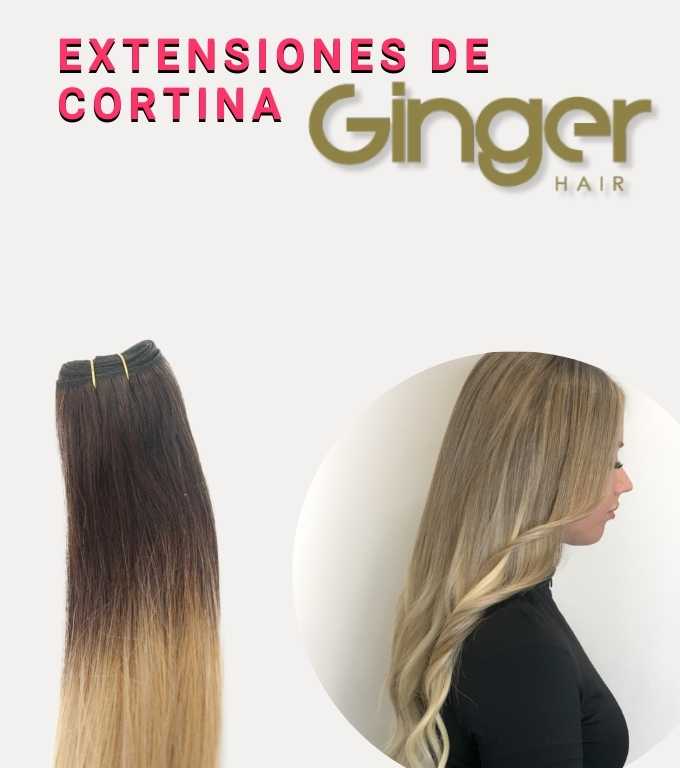 Promo primavera cortinas de pelo de ginger hair