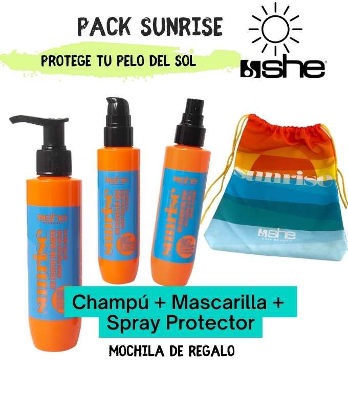 Pack sunrise promocion -35% cuidado del pelo en verano