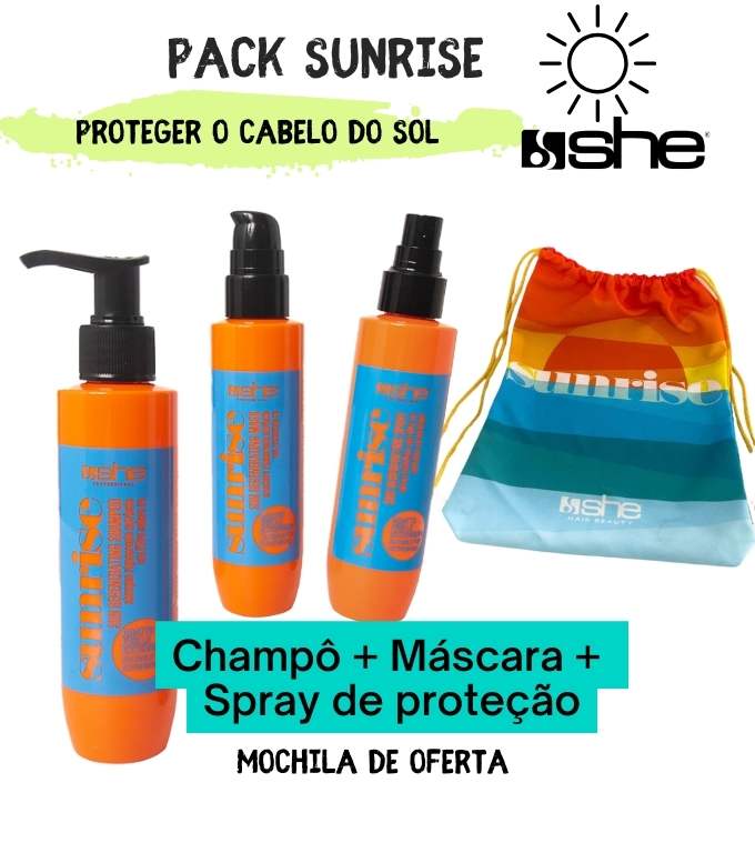 Promoção Pack sunrise -35% cuidados capilares de verão