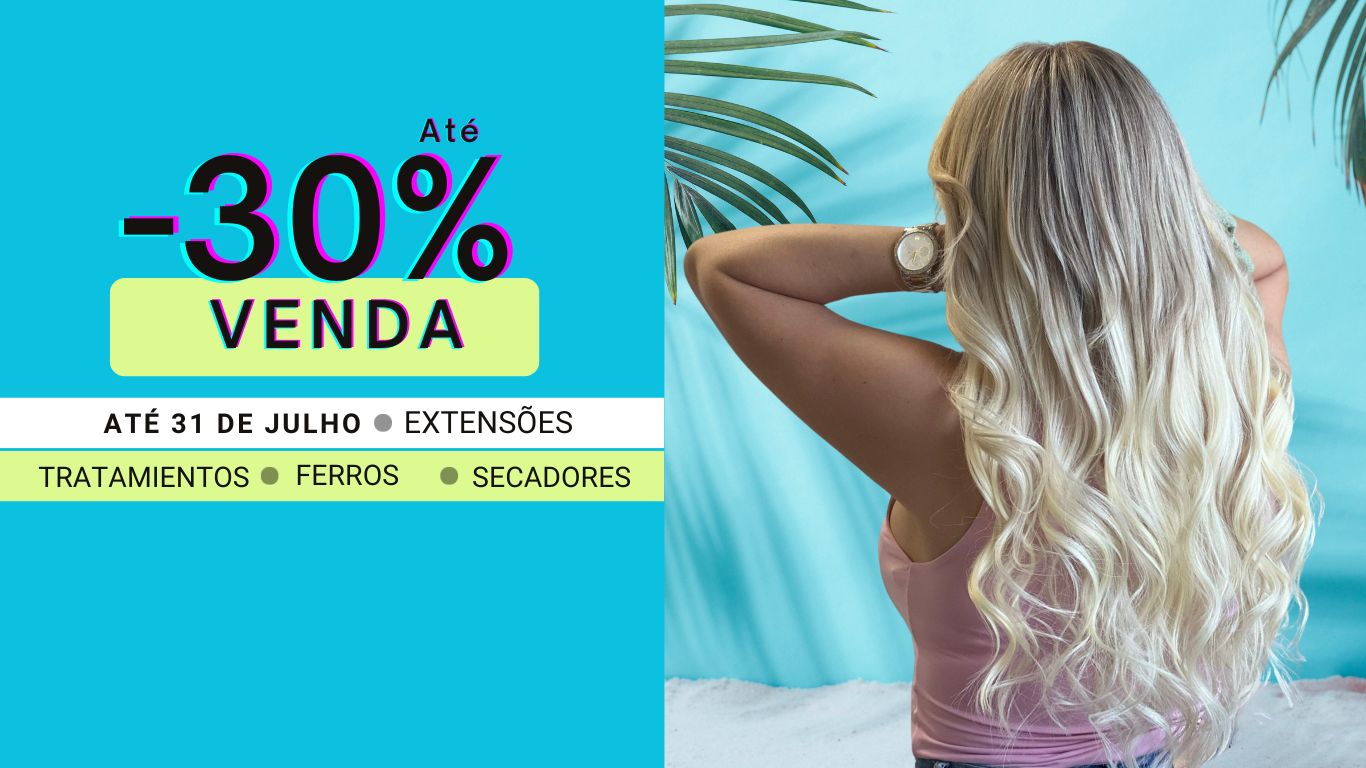 Venda de Extensões de Cabelo em janeiro