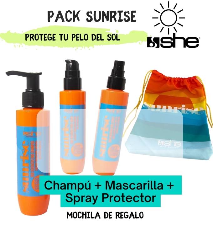 Pack sunrise promocion -35% cuidado del pelo en verano