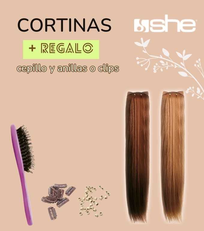 Promo primavera cortinas de pelo de she socap