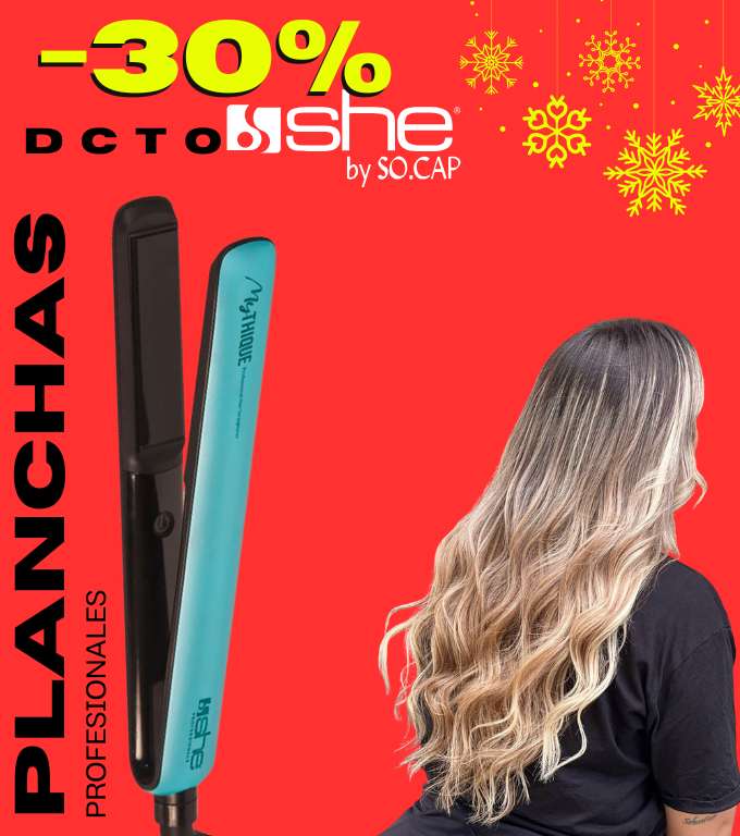 -30 de descuento en planchas profesionales de socap