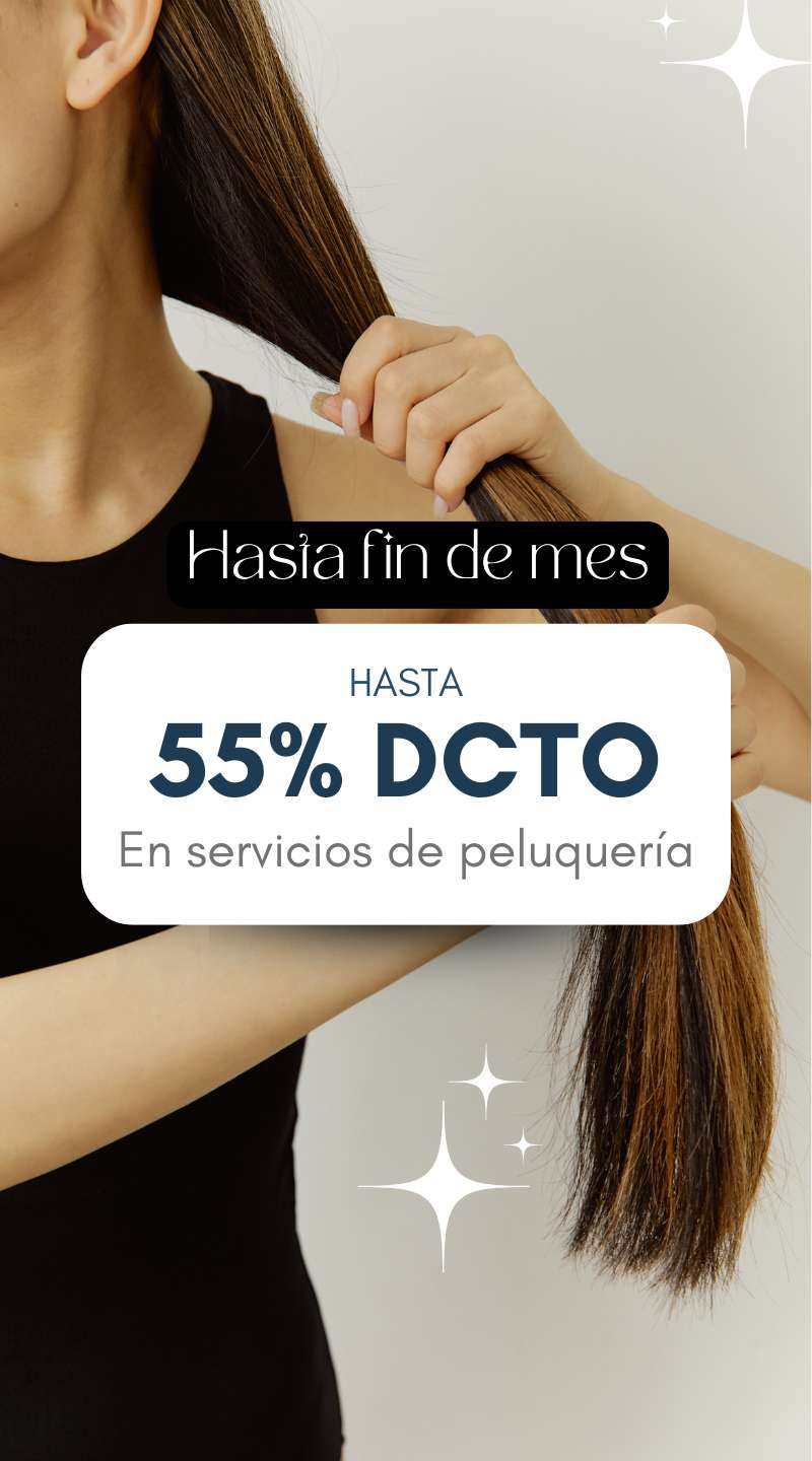 Promociones de lanzamiento centro de extensiones de pelo y peluquería en Málaga